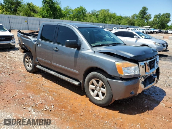 2014 Nissan Titan SV with VIN 1N6BA0EDXEN505116, listed as a Copart auction lot 59615845 with 132,319 mi miles and Salvage title. Bid and sale history available at DreamBid. Image 4.