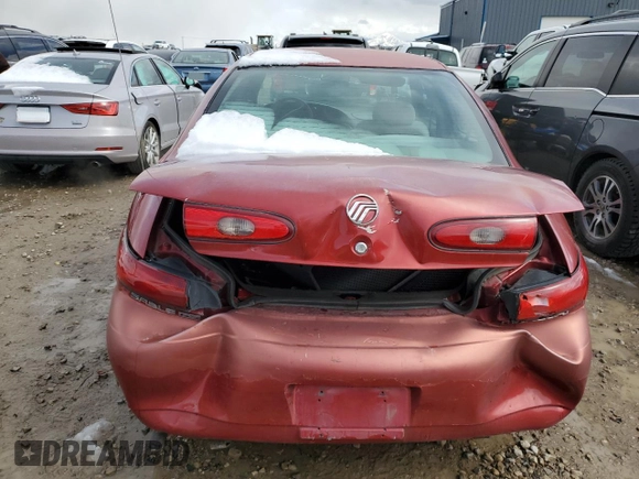 1999 Mercury Sable GS with VIN 1MEFM50U8XA606034, listed as a Copart auction lot 49061995 with 245,641 mi miles and Salvage Title. Bid and sale history available at DreamBid. Image 6.