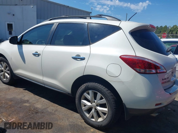 2012 Nissan Murano S with VIN JN8AZ1MW3CW202562, listed as a IAAI auction lot 40119861 with 191,924 mi miles. Bid and sale history available at carsss.com. Image 3.