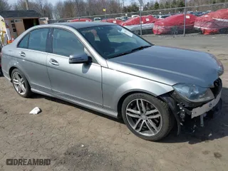 2013 Mercedes-Benz C-Class C 300 Sport with VIN WDDGF8AB5DR282123, listed as a IAAI auction lot 41783401 with NaN miles. Bid and sale history available at carsss.com. Image 1.