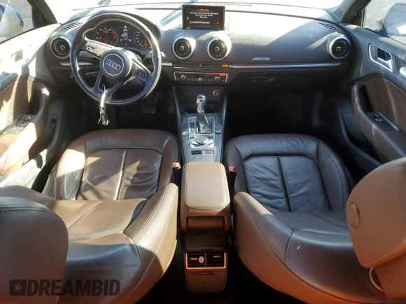 2017 Audi A3 Sedan Premium Plus with VIN WAUGUGFF6H1031585, listed as a Copart auction lot 66361714 with 95,818 mi miles and Salvage Title. Bid and sale history available at carsss.com. Image 8.