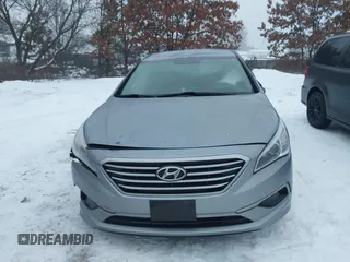 2017 Hyundai Sonata 2.4L with VIN 5NPE24AF6HH533771, listed as a IAAI auction lot 41179431 with 76,597 mi miles and . Bid and sale history available at carsss.com. Image 12.