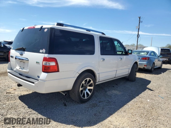 2014 Ford Expedition Max Limited with VIN 1FMJK1K57EEF42960, listed as a Copart auction lot 49334815 with 150,111 mi miles and Salvage title. Bid and sale history available at DreamBid. Image 3.