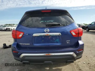 2019 Nissan Pathfinder S with VIN 5N1DR2MM8KC647517, listed as a Copart auction lot 56204075 with 82,956 mi miles and Salvage title. Bid and sale history available at DreamBid. Image 6.