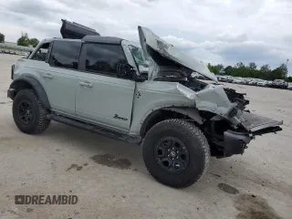 2023 Ford Bronco z VIN 1FMEE5DP1PLB38727, wystawiony jako Copart lot #62945695 z przebiegiem 25 342 mil mil oraz Szkoda całkowita • Salvage title. Historia ofert i sprzedaży dostępna na DreamBid. Obrazek 4.