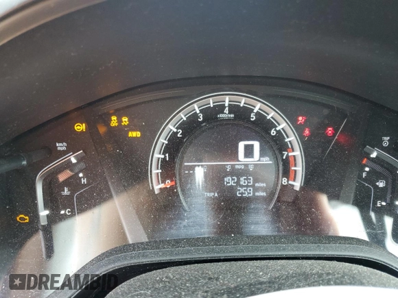 2018 Honda CR-V LX with VIN 2HKRW6H34JH203890, listed as a Copart auction lot 43572585 with 192,163 mi miles and Non Repairable. Bid and sale history available at carsss.com. Image 9.