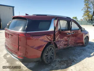 2022 Kia Carnival SX with VIN KNDNE5H32N6067285, listed as a Copart auction lot 75514734 with 103,473 mi miles and Salvage Title. Bid and sale history available at carsss.com. Image 3.