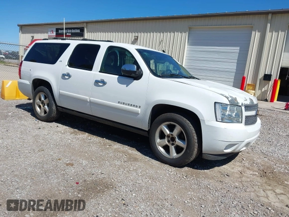 2008 Chevrolet Suburban LTZ with VIN 3GNFC16J08G157677, listed as a IAAI auction lot 41810860 with 267,526 mi miles and . Bid and sale history available at DreamBid. Image 1.