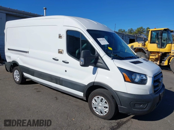 2022 Ford E-Transit Cargo with VIN 1FTBW9CK0NKA50238, listed as a IAAI auction lot 40785590 with 38,944 mi miles. Bid and sale history available at carsss.com. Image 1.