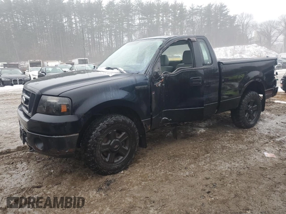 2008 Ford F-150 XL with VIN 1FTRF14W88KE05761, listed as a Copart auction lot 43465985 with 81,192 mi miles and Clean Title. Bid and sale history available at carsss.com. Image 1.