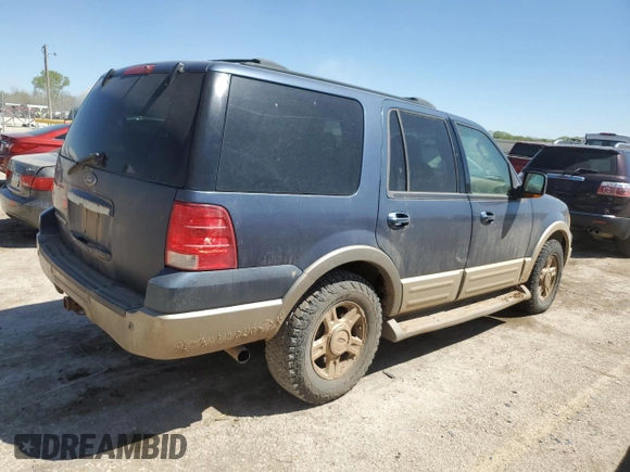 2003 Ford Expedition Eddie Bauer z VIN 1FMPU18L13LC57657, wystawiony jako Copart lot #52851155 z przebiegiem 253 028 mil mil oraz Szkoda całkowita • Salvage title. Historia ofert i sprzedaży dostępna na DreamBid. Obrazek 3.