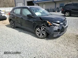 2020 Nissan Kicks SV with VIN 3N1CP5CV0LL529455, listed as a Copart auction lot 47615065 with 88,605 mi miles and Salvage Title. Bid and sale history available at DreamBid. Image 10.