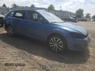 2016 Volkswagen Golf SportWagen TSI S with VIN 3VWC17AU9GM519640, listed as a Copart auction lot 58896704 with 77,463 mi miles and Salvage Title. Bid and sale history available at carsss.com. Image 4.