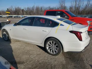 2024 Cadillac CT5 Luxury with VIN 1G6DX5RK8R0108526, listed as a Copart auction lot 48294545 with 25,210 mi miles and Salvage title. Bid and sale history available at DreamBid. Image 2.