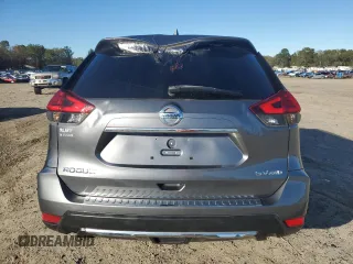 2017 Nissan Rogue S with VIN KNMAT2MV2HP604696, listed as a Copart auction lot 81557684 with 0 mi miles and Salvage Title. Bid and sale history available at carsss.com. Image 6.