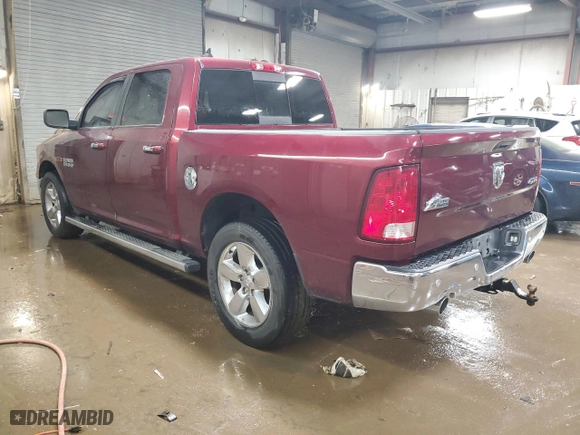 2018 Ram 1500 Big Horn with VIN 1C6RR7LM6JS288608, listed as a Copart auction lot 43527095 with 110,617 mi miles and Salvage Title. Bid and sale history available at carsss.com. Image 2.
