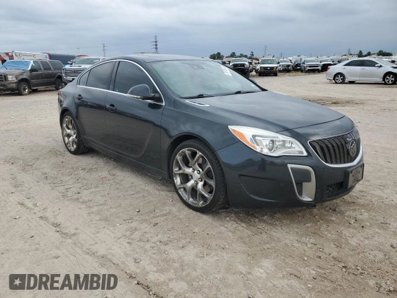 2015 Buick Regal GS with VIN 2G4GT5GX4F9291988, listed as a Copart auction lot 78278384 with 168,480 mi miles and Salvage Title. Bid and sale history available at DreamBid. Image 4.