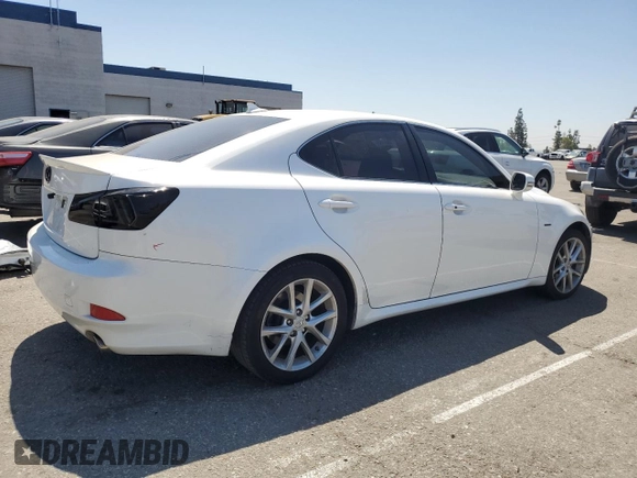 2012 Lexus IS 250 z VIN JTHBF5C2XC5162760, wystawiony jako Copart lot #57322465 z przebiegiem 104 665 mil mil oraz Szkoda całkowita • Salvage title. Historia ofert i sprzedaży dostępna na DreamBid. Obrazek 3.