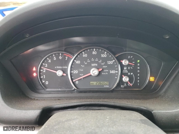 2007 Mitsubishi Galant ES with VIN 4A3AB36F47E046534, listed as a Copart auction lot 43362785 with 236,050 mi miles and Salvage Title. Bid and sale history available at carsss.com. Image 9.