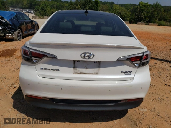2016 Hyundai Sonata Hybrid Limited with VIN KMHE34L16GA018026, listed as a Copart auction lot 65356313 with 83,016 mi miles. Bid and sale history available at carsss.com. Image 6.