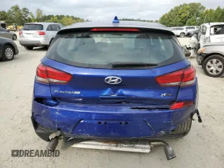 2020 Hyundai Elantra GT N Line with VIN KMHH55LC4LU127933, listed as a Copart auction lot 71477724 with 52,224 mi miles and Salvage Title. Bid and sale history available at carsss.com. Image 6.