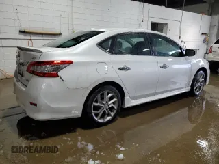 2013 Nissan Sentra S with VIN 3N1AB7APXDL709856, listed as a Copart auction lot 48317025 with 172,603 mi miles and Salvage Title. Bid and sale history available at DreamBid. Image 3.