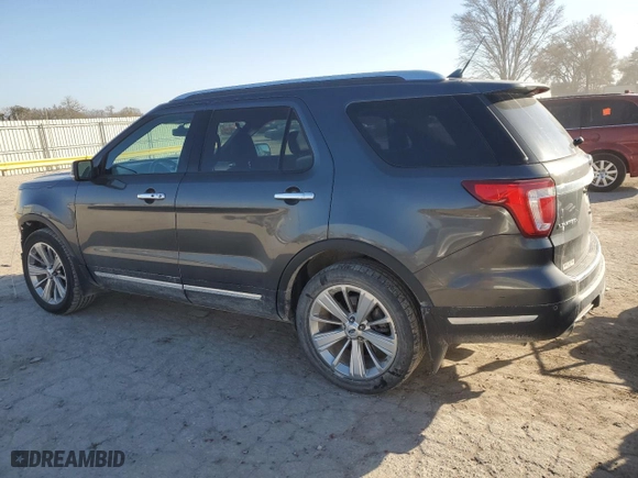 2019 Ford Explorer Limited with VIN 1FM5K8FH1KGB15899, listed as a Copart auction lot 82613044 with 130,417 mi miles and Salvage Title. Bid and sale history available at carsss.com. Image 2.