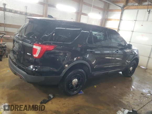 2016 Ford Utility Police Interceptor with VIN 1FM5K8AR4GGA63806, listed as a Copart auction lot 80040954 with 167,168 mi miles and Salvage Title. Bid and sale history available at carsss.com. Image 3.