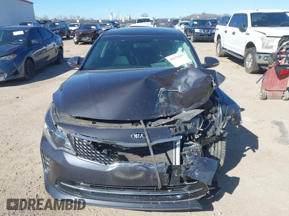 2018 Kia Optima LX with VIN 5XXGT4L3XJG244855, listed as a IAAI auction lot 41679341 with 43,230 mi miles. Bid and sale history available at carsss.com. Image 12.