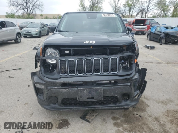 2023 Jeep Renegade Latitude with VIN ZACNJDB18PPP36797, listed as a Copart auction lot 52156255 with 14,967 mi miles and Salvage Title. Bid and sale history available at carsss.com. Image 5.