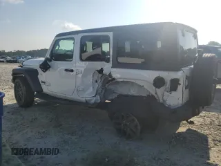 2024 Jeep Wrangler Sport S with VIN 1C4PJXDN6RW297070, listed as a Copart auction lot 56965465 with 21,872 mi miles and Salvage title. Bid and sale history available at DreamBid. Image 2.