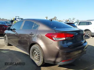 2017 Kia Forte LX with VIN 3KPFK4A72HE118996, listed as a IAAI auction lot 41978859 with 75,191 mi miles. Bid and sale history available at carsss.com. Image 3.