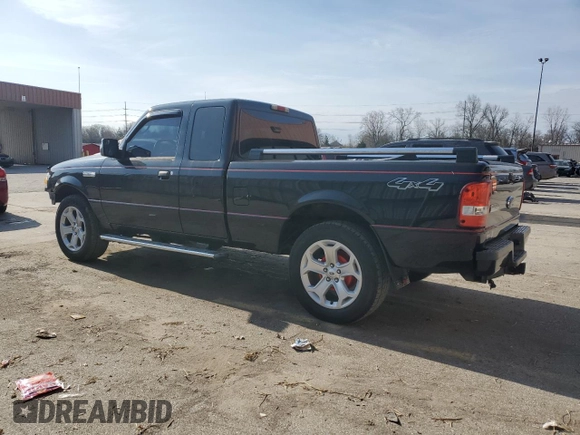 2008 Ford Ranger XLT with VIN 1FTZR45E78PA62135, listed as a Copart auction lot 52563195 with 122,554 mi miles and Salvage Title. Bid and sale history available at carsss.com. Image 2.