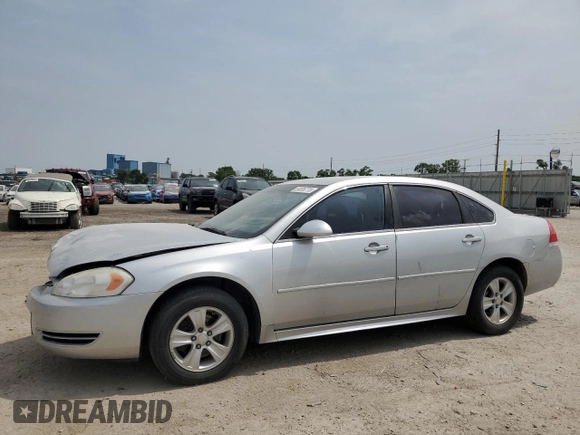 2012 Chevrolet Impala LS Fleet with VIN 2G1WF5E37C1327280, listed as a Copart auction lot 59036775 with 135,310 mi miles and Salvage title. Bid and sale history available at DreamBid. Image 1.
