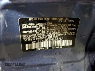 2017 Subaru Forester Touring z VIN JF2SJAWC9HH564242, wystawiony jako Copart lot #59209265 z przebiegiem Nie podano mil oraz Szkoda całkowita • Salvage title. Historia ofert i sprzedaży dostępna na DreamBid. Obrazek 14.