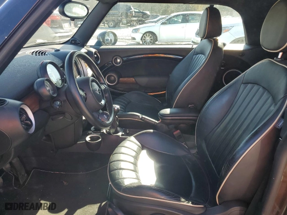 2012 MINI Cooper Convertible with VIN WMWZN3C54CT265439, listed as a Copart auction lot 80677794 with 54,815 mi miles and Salvage Title. Bid and sale history available at carsss.com. Image 7.