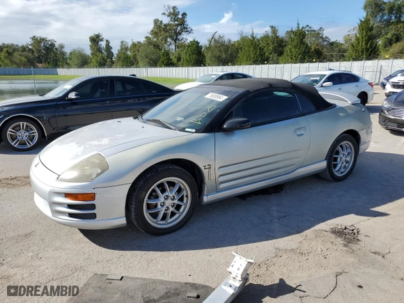 2001 Mitsubishi Eclipse GT with VIN 4A3AE85H41E133199, listed as a Copart auction lot 76689964 with 0 mi miles and Salvage Title. Bid and sale history available at carsss.com. Image 1.