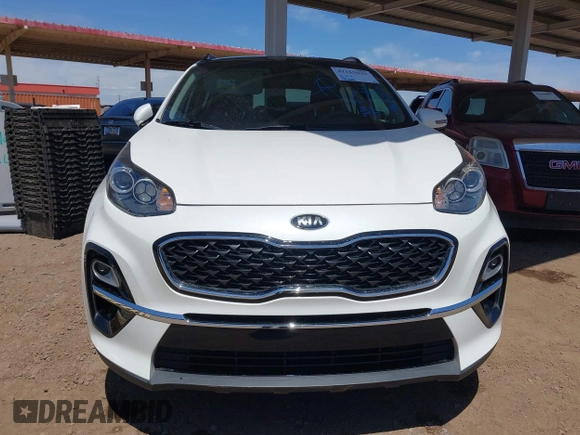 2022 Kia Sportage EX with VIN KNDPN3AC3N7996127, listed as a IAAI auction lot 42165035 with 35,370 mi miles and . Bid and sale history available at DreamBid. Image 12.