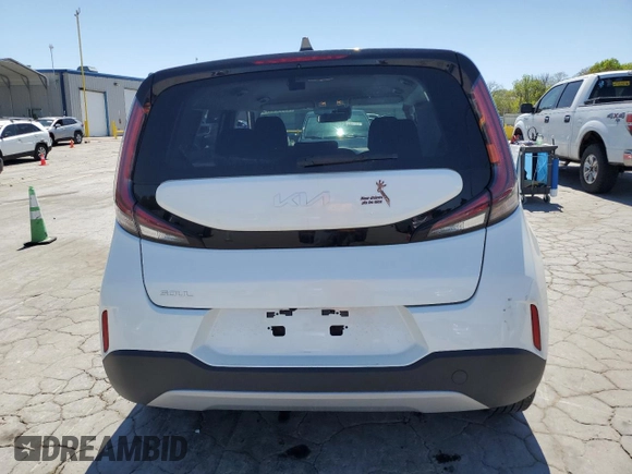 2023 Kia Soul LX with VIN KNDJ23AU5P7876114, listed as a Copart auction lot 53504475 with 34,487 mi miles and Salvage Title. Bid and sale history available at DreamBid. Image 6.