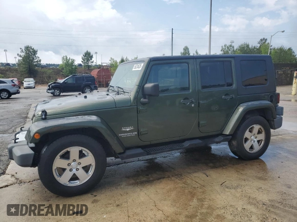 2008 Jeep Wrangler Unlimited Sahara with VIN 1J4GB59108L653823, listed as a Copart auction lot 56324635 with 170,831 mi miles and Clean title. Bid and sale history available at DreamBid. Image 1.