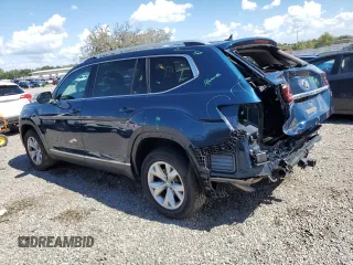 2018 Volkswagen Atlas SEL Premium z VIN 1V2NR2CA6JC577688, wystawiony jako Copart lot #60800465 z przebiegiem 82 841 mil mil oraz Szkoda całkowita • Salvage title. Historia ofert i sprzedaży dostępna na DreamBid. Obrazek 2.