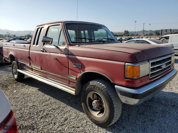 1991 Ford F-250 HD with VIN 1FTHX26GXMKA34021, listed as a Copart auction lot 57967414 with NaN miles and Salvage Title. Bid and sale history available at carsss.com. Image 4.