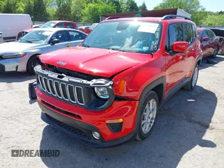 2019 Jeep Renegade Latitude with VIN ZACNJABB5KPJ76737, listed as a IAAI auction lot 42110824 with 85,543 mi miles and . Bid and sale history available at DreamBid. Image 2.