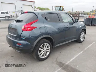 2014 Nissan Juke SL with VIN JN8AF5MV3ET484794, listed as a IAAI auction lot 41947781 with 1 mi miles. Bid and sale history available at carsss.com. Image 4.