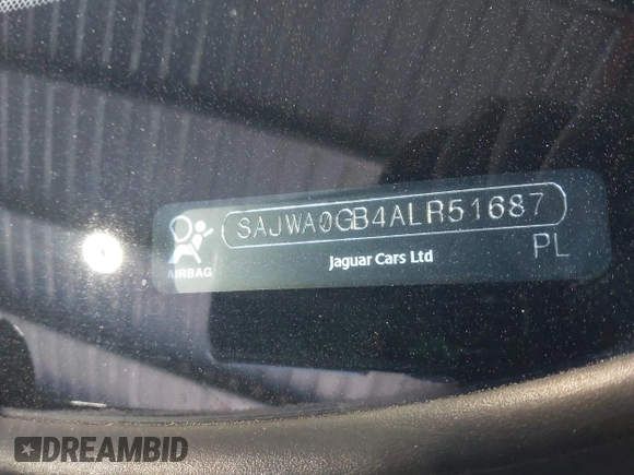 2010 Jaguar XF Premium Luxury with VIN SAJWA0GB4ALR51687, listed as a IAAI auction lot 41559866 with 162,997 mi miles. Bid and sale history available at carsss.com. Image 9.