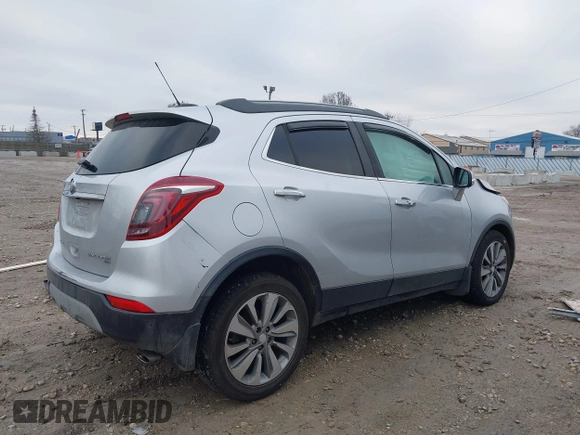 2018 Buick Encore Preferred with VIN KL4CJESB0JB672209, listed as a IAAI auction lot 41115524 with 98,869 mi miles and . Bid and sale history available at carsss.com. Image 12.