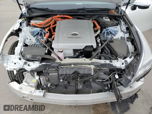 2023 Toyota Mirai XLE with VIN JTDAAAAA8PA010262, listed as a Copart auction lot 48825745 with 17,234 mi miles and Salvage Title. Bid and sale history available at carsss.com. Image 11.