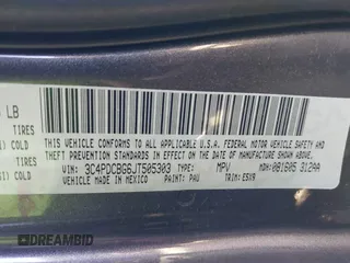 2018 Dodge Journey SXT with VIN 3C4PDCBG6JT505303, listed as a IAAI auction lot 41238544 with 80,370 mi miles and . Bid and sale history available at DreamBid. Image 9.