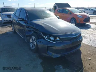 2017 Kia Optima Hybrid with VIN KNAGT4LE0H5010561, listed as a IAAI auction lot 41623263 with 80,442 mi miles. Bid and sale history available at carsss.com. Image 6.