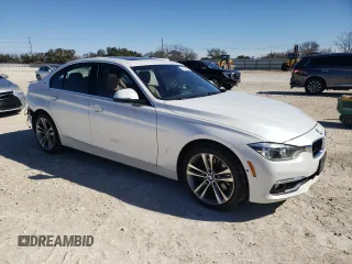 2017 BMW 3 Series 330e iPerformance with VIN WBA8E1C56HK895069, listed as a Copart auction lot 43558965 with 45,042 mi miles and Salvage Title. Bid and sale history available at carsss.com. Image 4.